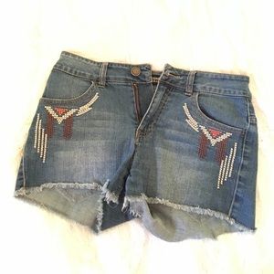 Celebrity Pink Jean Shorts